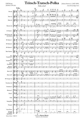 Johann Strauss: Tritsch-Tratsch-Polka: (Arr. Roger Niese): Blasorchester