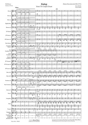 Dimitri Shostakovich: Galop from The Limpid Stream: (Arr. Miller): Blasorchester