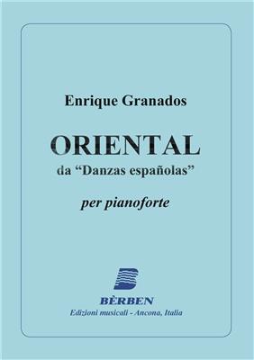 Enrique Granados: Oriental: Klavier Solo