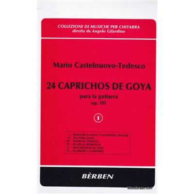 Mario Castelnuovo-Tedesco: 24 Caprichos de Goya Op.195 Vol.4 ( no.19-24 ): Gitarre Solo