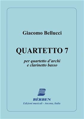 Giacomo Bellucci: Quartetto 7 Partitura: Streichquartett