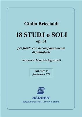18 Studi O Soli Opus 31 Vol. 1