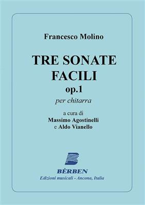 Francesco Molino: Tre Sonate Facili: Gitarre Solo