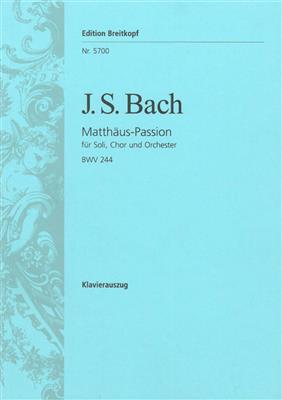 Johann Sebastian Bach: Matthäus Passion BWV 244 / St. Matthew Passion BWV: Gesang mit Klavier