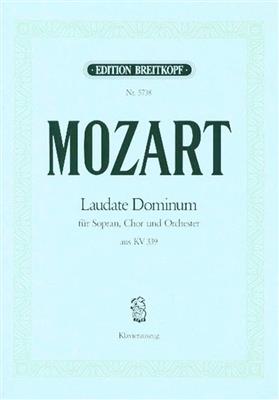 Wolfgang Amadeus Mozart: Laudate Dominum For Soprano, Choir & Piano: Gemischter Chor mit Klavier/Orgel
