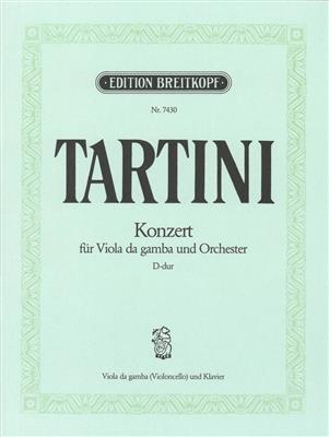 Giuseppe Tartini: Concert D Viola Da Gamba: Cello mit Begleitung