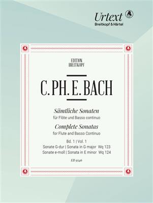 Carl Philipp Emanuel Bach: Sämtliche Sonaten: Flöte mit Begleitung