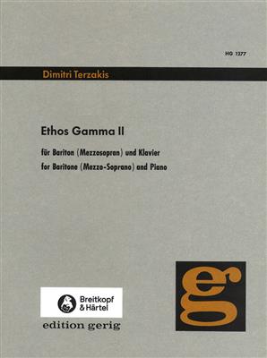 Dimitri Terzakis: Ethos Gamma II: Gesang mit sonstiger Begleitung