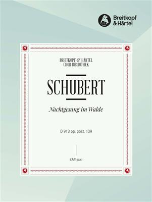 Franz Schubert: Nachtgesang im Walde: Männerchor mit Begleitung