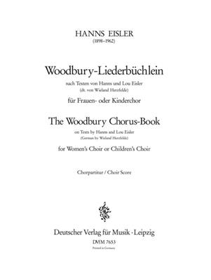 Hans Eisler: Woodburry-Liederbüchlein: Frauenchor mit Begleitung