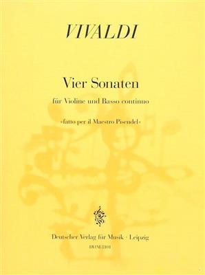 Antonio Vivaldi: Vier Sonaten: Violine mit Begleitung