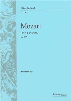 Wolfgang Amadeus Mozart: Don Giovanni KV 527: Opern Klavierauszug