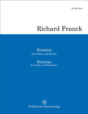 Richard Franck: Sonatas Op. 14 & 35: Violine mit Begleitung