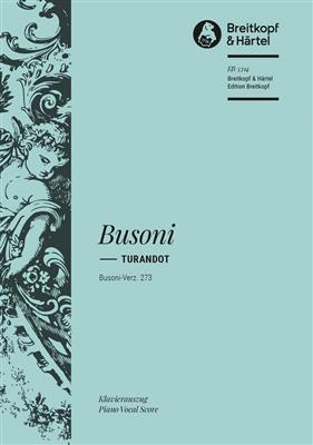 Ferruccio Busoni: Turandot: Opern Klavierauszug