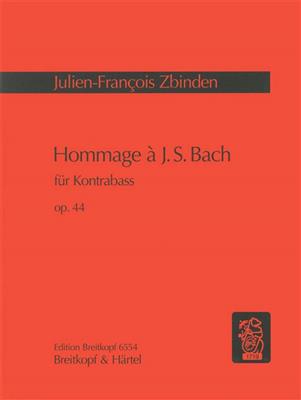 Julien-François Zbinden: Hommage a J S Bach op. 44: Kontrabass Solo