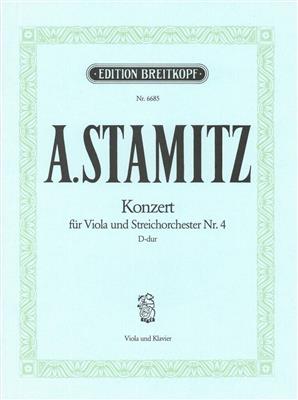 Anton Stamitz: Violakonzert Nr.4 D-dur / Viola Concerto No.4: Viola mit Begleitung