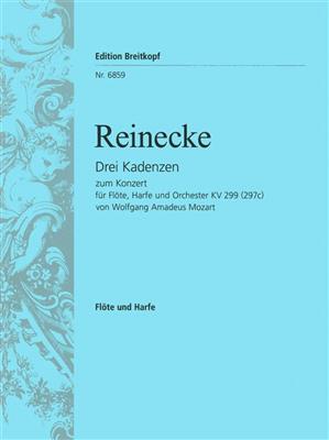 Carl Reinecke: 3 Kadenzen zu Mozart KV 299: Harfe Solo