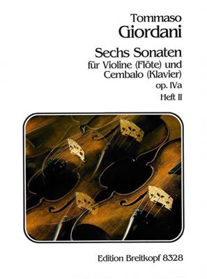 Tommaso Giordani: Sechs Sonaten op. IVa, Heft 2: Violine mit Begleitung