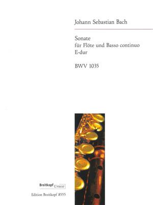 Johann Sebastian Bach: Sonate E-dur BWV 1035: Flöte mit Begleitung