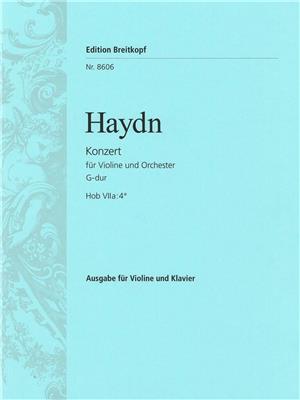 Franz Joseph Haydn: Violinkonzert G-dur Hob VIIa:4: Orchester mit Solo