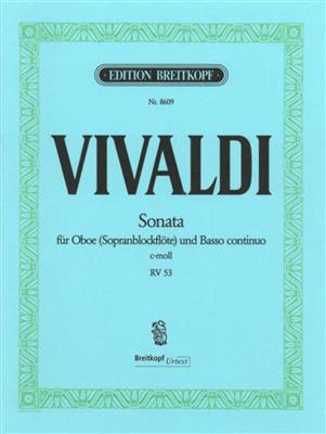Antonio Vivaldi: Sonata In C Minor RV 53: Oboe mit Begleitung