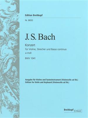 Johann Sebastian Bach: Violinkonzert a-moll BWV 1041: Streichensemble