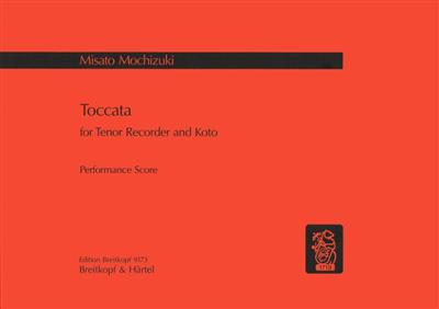 Misato Mochizuki: Toccata for Tenor Recorder and Koto: Tenorblockflöte mit Begleitung