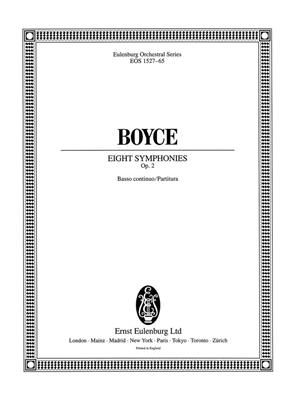 William Boyce: 8 Symphonies op. 2: Orchester