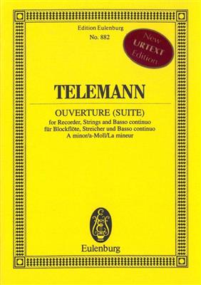 Georg Philipp Telemann: Ouvertüre (Suite) a-Moll: Kammerensemble