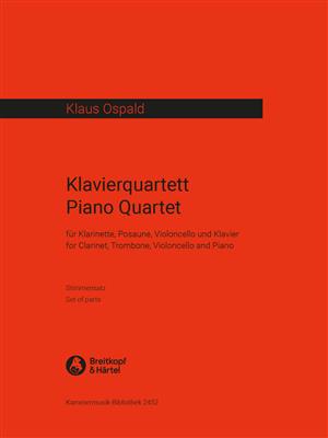 Klaus Ospald: Piano Quartet: Klavierquartett