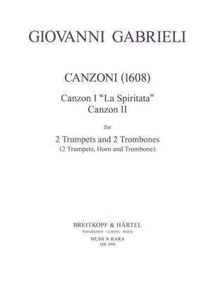 Giovanni Gabrieli: Canzoni 1 und 2: Blechbläser Ensemble