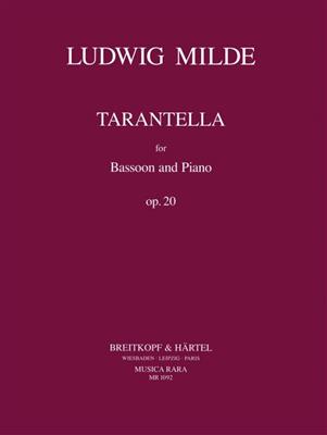 Ludwig Milde: Tarantella op. 20: Fagott mit Begleitung