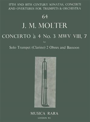Johann Melchior Molter: Concerto a 4 Nr. 3 MWV VIII/7: Bläserensemble