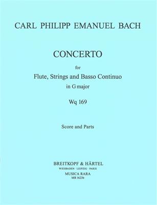 Carl Philipp Emanuel Bach: Flötenkonzert G-dur Wq 169: (Arr. Robert P. Block): Orchester mit Solo