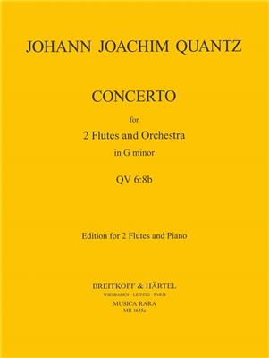 Johann Joachim Quantz: Konzert für 2 Flöten, Streicher und Bc. in g: Flöte Duett