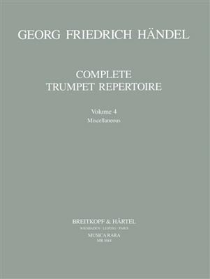 Georg Friedrich Händel: Orchesterstud. Trompete Bd.IV: Trompete Solo