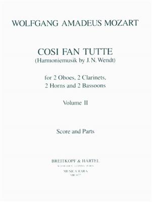 Wolfgang Amadeus Mozart: Cosi Fan Tutte Band II: Bläserensemble