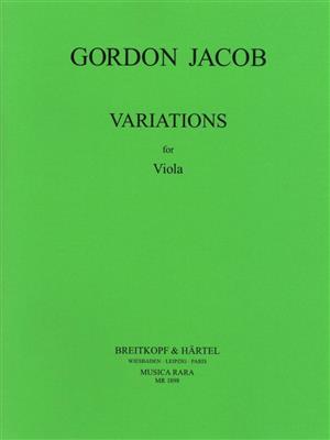 Gordon Jacob: Variationen: Viola Solo