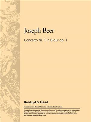 Johann Beer: Concerto Nr. 1 in B: Klarinette mit Begleitung
