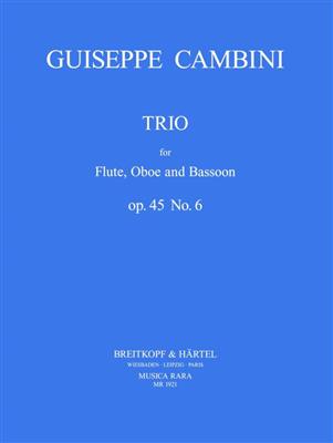 Giuseppe Cambini: Trio op. 45 Nr. 6: Holzbläserensemble
