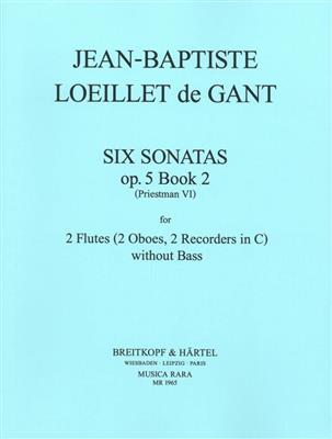 Jean-Baptiste Loeillet: Sonaten op. 5/4-6: Blockflöte Duett