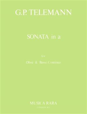Georg Philipp Telemann: Sonata in a: Oboe mit Begleitung