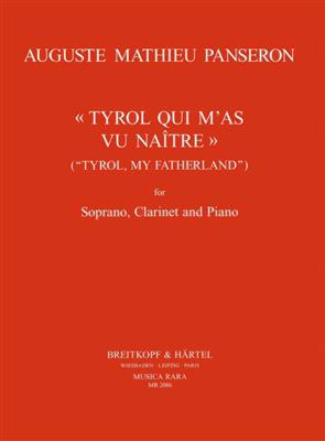 Auguste Panseron: 'Tyrol my Fatherland': Gesang mit sonstiger Begleitung