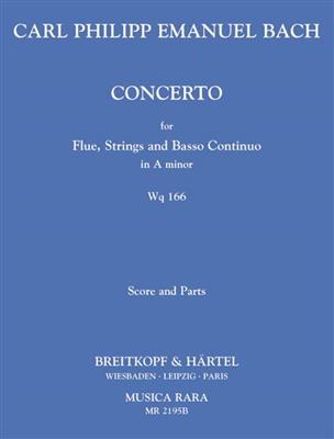 Carl Philipp Emanuel Bach: Flötenkonzert a-moll Wq 166: Orchester mit Solo