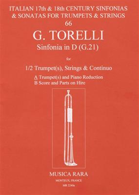 Giuseppe Torelli: Sinfonia in D G 21: Trompete Duett