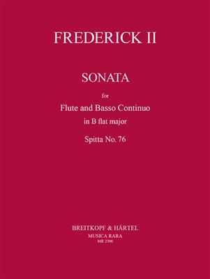 Frederick II the Great: Sonata in Bl, Spitta Nr. 76: Flöte mit Begleitung