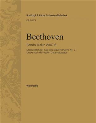 Ludwig van Beethoven: Rondo B-dur WoO 6 für Klavier und Orchester: Streichorchester mit Solo