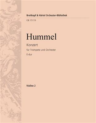 Johann Nepomuk Hummel: Trompetenkonzert E-dur: Orchester mit Solo