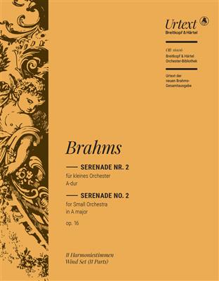 Joh. Brahms: Serenade No. 2 in A major Op. 16: Orchester