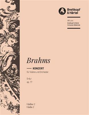 Johannes Brahms: Violinkonzert D-dur op. 77: Orchester mit Solo